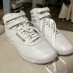 Reebok classic high tops white